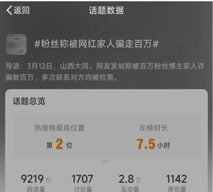 粉丝称被网红家人骗走百万：诈骗背后的心理学